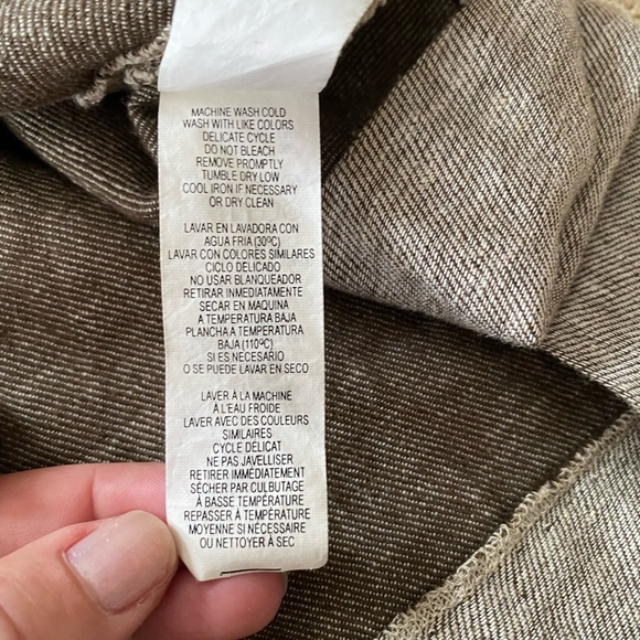 Kensie Linen Cotton Collar Cowl Neck Sleeveless Dress XS - Picture 14 of 15